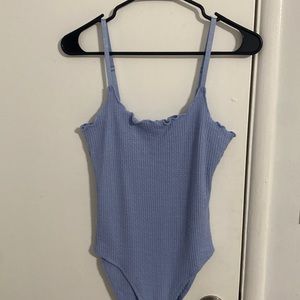 Forever 21 baby blue bodysuit